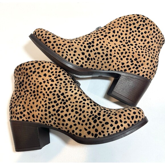 Pierre Dumas Bootie Animal Print Zipper Alicante Womens 9 Ankle Boots - Picture 7 of 11